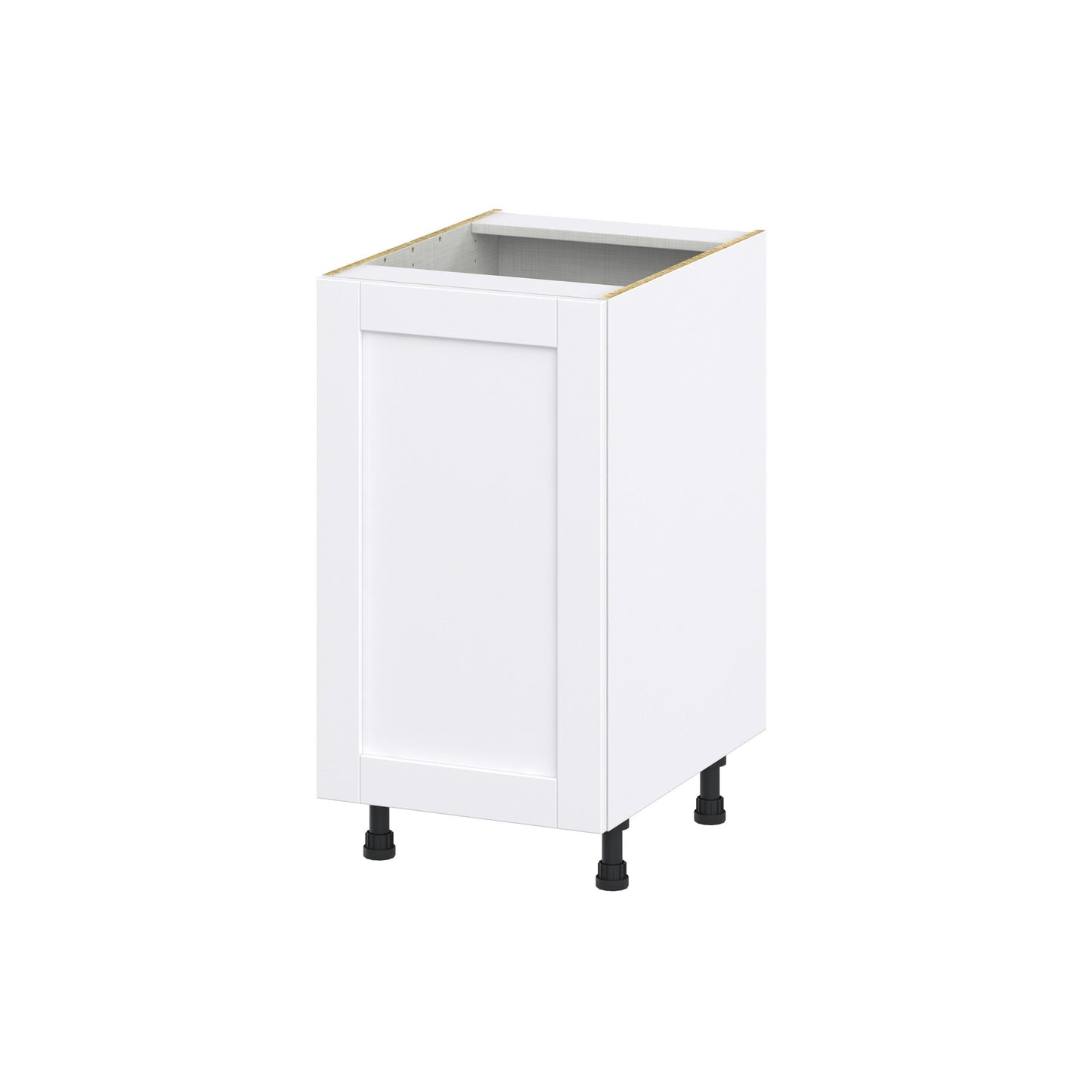 Hugo&Borg Rosemont 18-in W x 34.5-in H x 24-in D Glacier White 3-Drawers Base Fully Assembled Cabinet (Flat Panel Shaker Style)