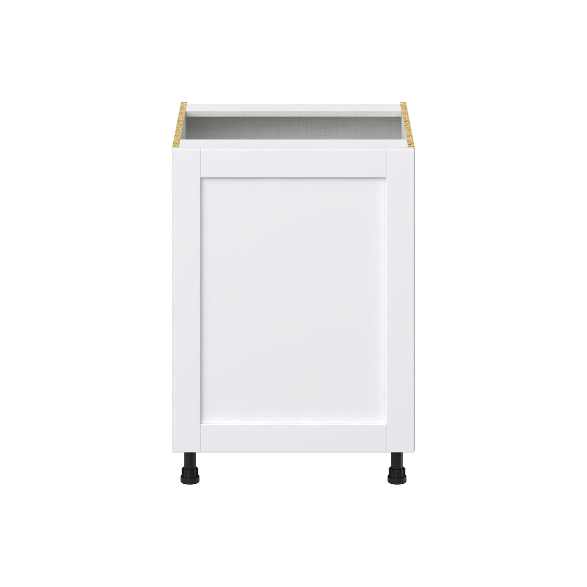 Hugo&Borg Rosemont 24-in W x 34.5-in H x 24-in D Glacier White 3-Drawers Base Fully Assembled Cabinet (Flat Panel Shaker Style)