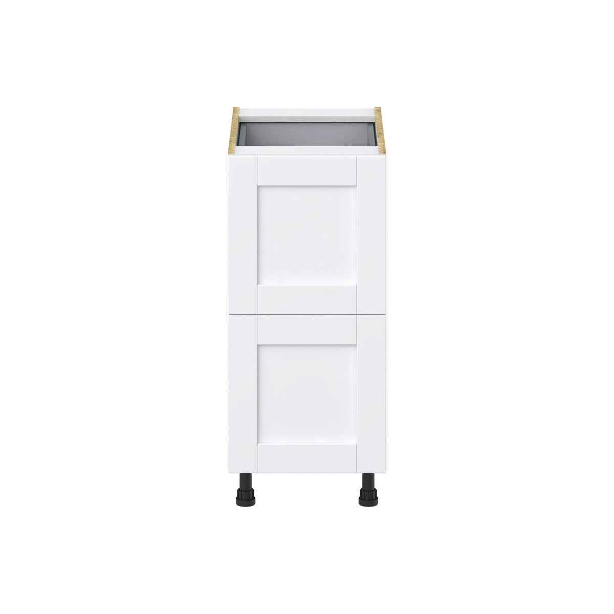 Hugo&Borg Rosemont 15-in W x 34.5-in H x 24-in D Glacier White 2-Drawer Base Fully Assembled Cabinet