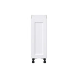 Hugo&Borg Rosemont 13-in W x 34.5-in H x 14-in D Glacier White Base Fully Assembled Cabinet (Flat Panel Shaker Door Style)