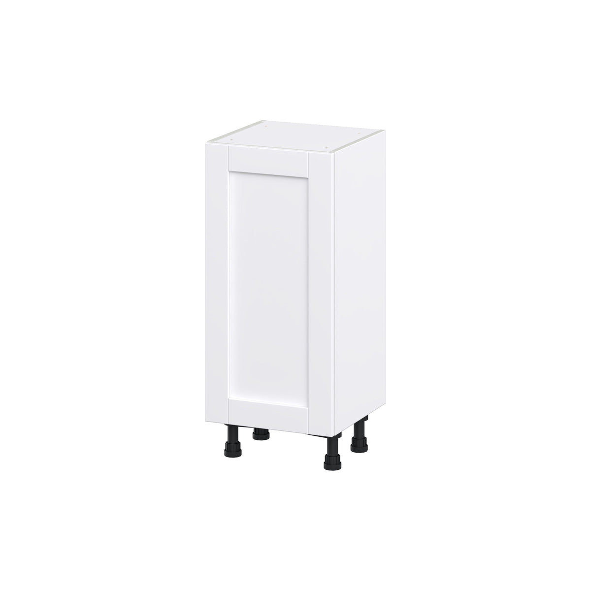 Hugo&Borg Rosemont 15-in W x 34.5-in H x 14-in D Glacier White Base Fully Assembled Cabinet (Flat Panel Shaker Door Style)