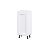 Hugo&Borg Rosemont 15-in W x 34.5-in H x 14-in D Glacier White Base Fully Assembled Cabinet (Flat Panel Shaker Door Style)