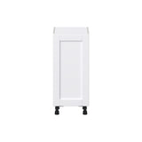 Hugo&Borg Rosemont 15-in W x 34.5-in H x 14-in D Glacier White Base Fully Assembled Cabinet (Flat Panel Shaker Door Style)
