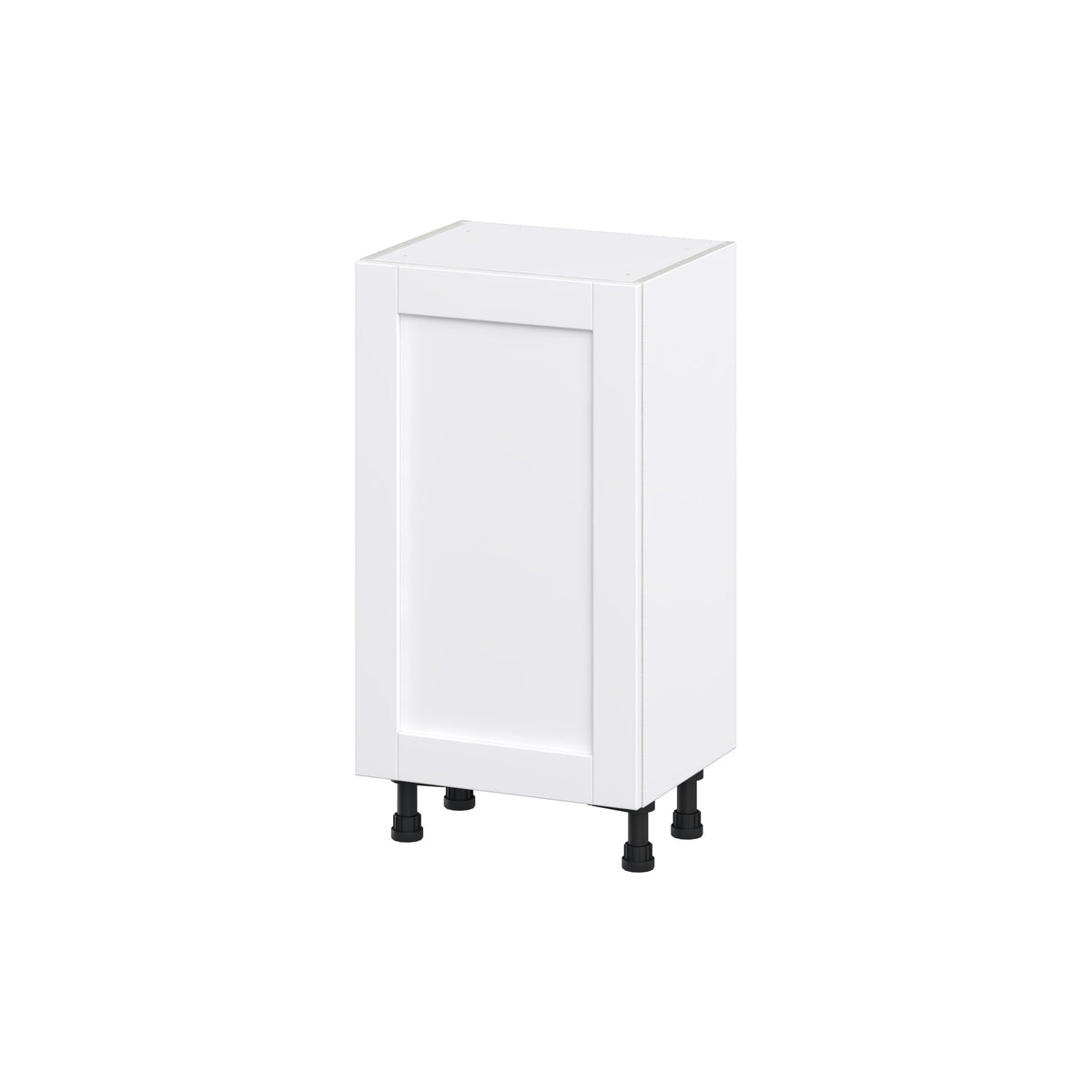 Hugo&Borg Rosemont 18-in W x 34.5-in H x 14-in D Glacier White Base Fully Assembled Cabinet (Flat Panel Shaker Door Style)