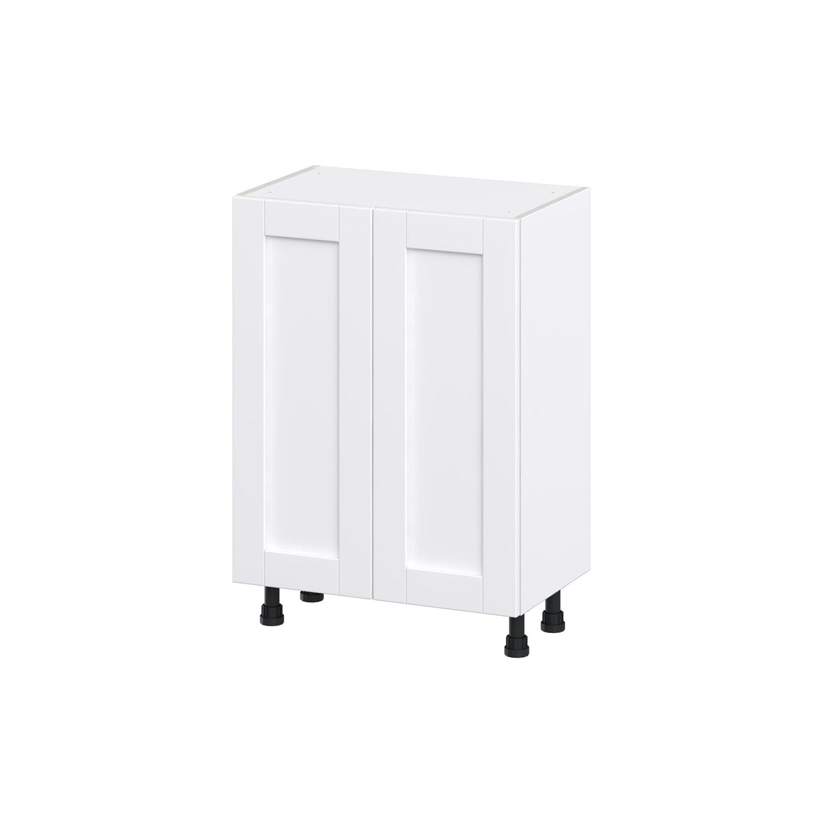 Hugo&Borg Rosemont 24-in W x 34.5-in H x 14-in D Glacier White Base Fully Assembled Cabinet (Flat Panel Shaker Door Style)