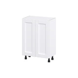Hugo&Borg Rosemont 24-in W x 34.5-in H x 14-in D Glacier White Base Fully Assembled Cabinet (Flat Panel Shaker Door Style)
