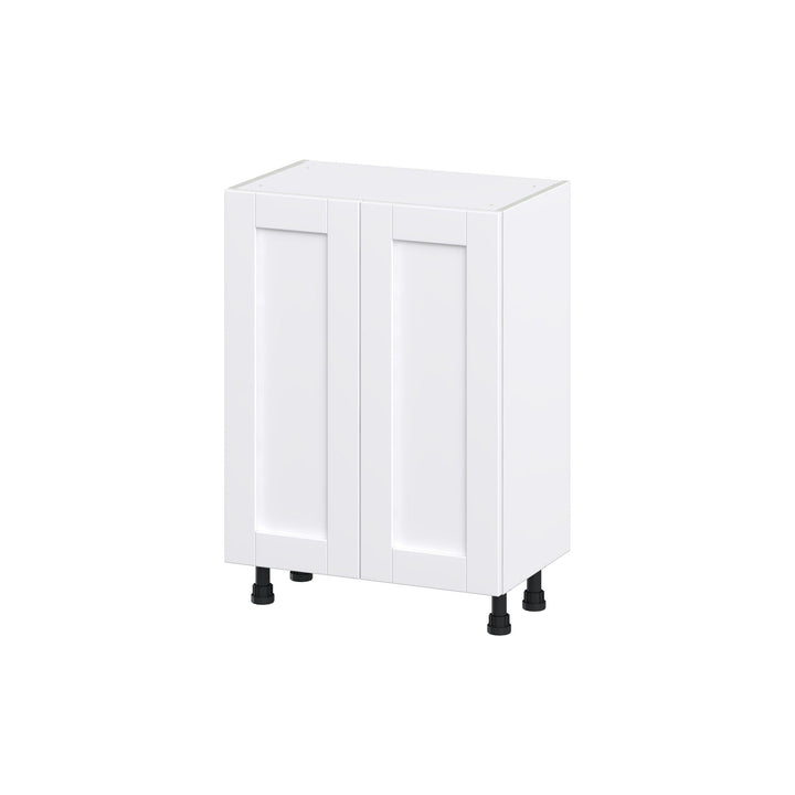 Hugo&Borg Rosemont 24-in W x 34.5-in H x 14-in D Glacier White Base Fully Assembled Cabinet (Flat Panel Shaker Door Style)