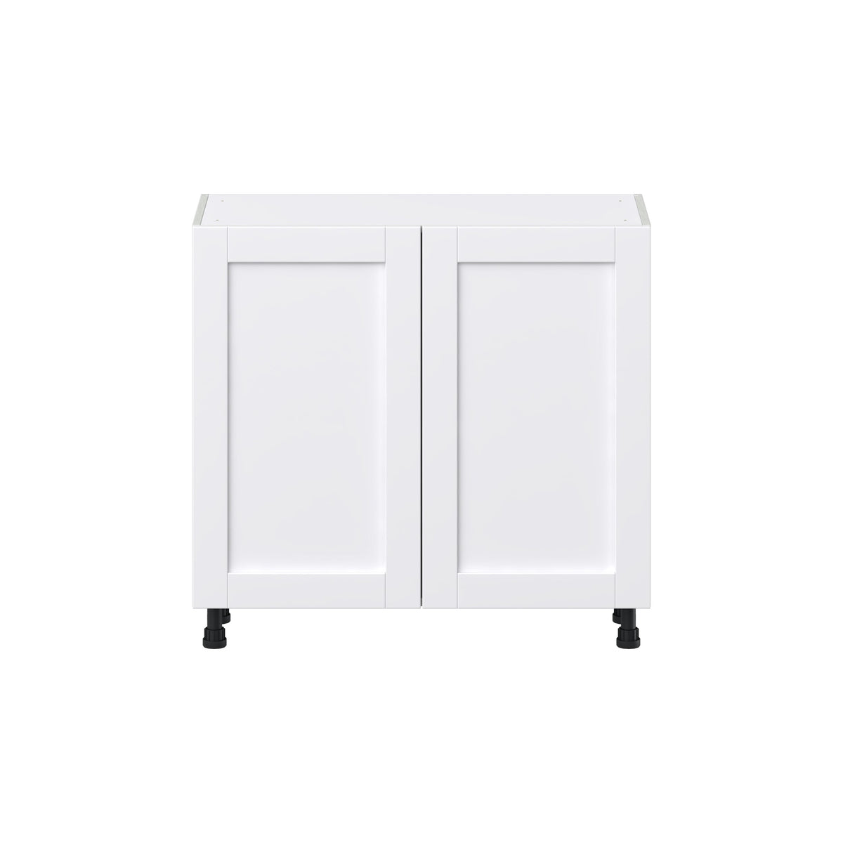 Hugo&Borg Rosemont 36-in W x 34.5-in H x 14-in D Glacier White Base Fully Assembled Cabinet (Flat Panel Shaker Door Style)