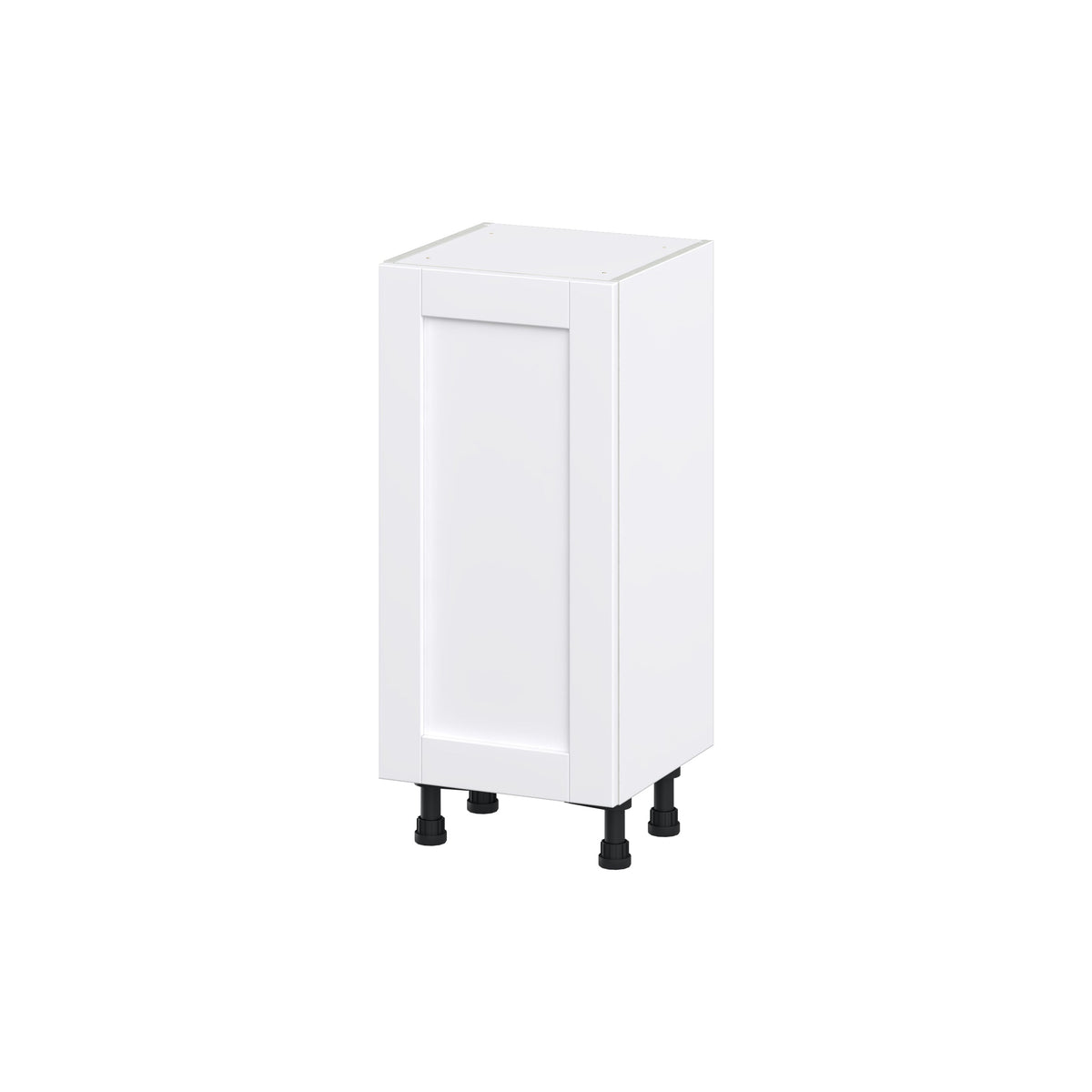 Hugo&Borg Rosemont 15-in W x 34.5-in H x 14-in D Glacier White 3-Drawers Base Fully Assembled Cabinet (Flat Panel Shaker Style)