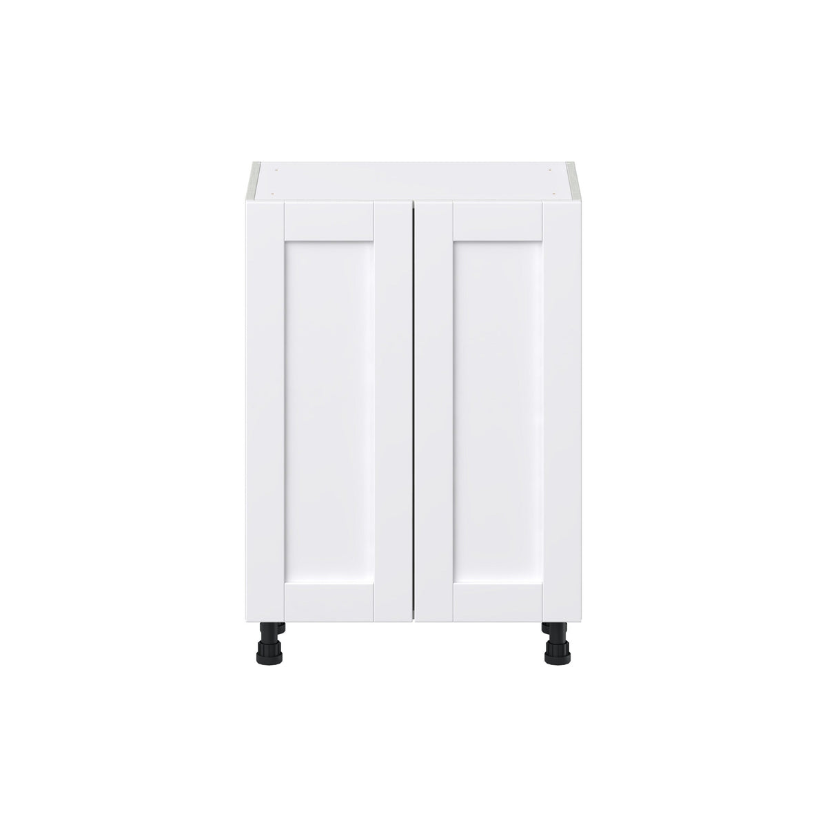 Hugo&Borg Rosemont 24-in W x 34.5-in H x 14-in D Glacier White 3-Drawers Base Fully Assembled Cabinet (Flat Panel Shaker Style)
