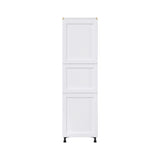Hugo&Borg Rosemont 24-in W x 84.5-in H x 24-in D Glacier White Pantry Fully Assembled Cabinet (Flat Panel Shaker Door Style)