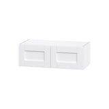 Hugo&Borg Rosemont 30-in W x 10-in H x 14-in D Glacier White Wall Fully Assembled Cabinet (Flat Panel Shaker Door Style)