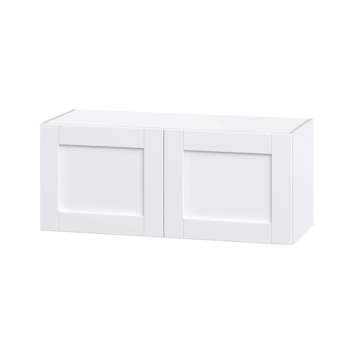 Hugo&Borg Rosemont 36-in W x 15-in H x 14-in D Glacier White Wall Fully Assembled Cabinet (Flat Panel Shaker Door Style)