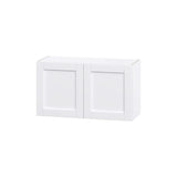 Hugo&Borg Rosemont 36-in W x 20-in H x 14-in D Glacier White Wall Fully Assembled Cabinet (Flat Panel Shaker Door Style)
