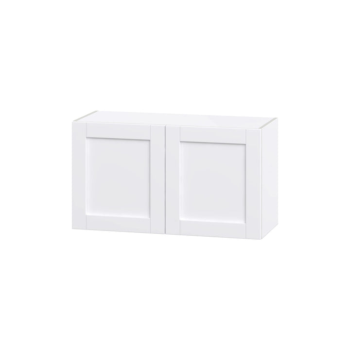 Hugo&Borg Rosemont 36-in W x 20-in H x 14-in D Glacier White Wall Fully Assembled Cabinet (Flat Panel Shaker Door Style)