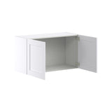 Hugo&Borg Rosemont 36-in W x 20-in H x 14-in D Glacier White Wall Fully Assembled Cabinet (Flat Panel Shaker Door Style)