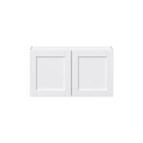 Hugo&Borg Rosemont 36-in W x 20-in H x 14-in D Glacier White Wall Fully Assembled Cabinet (Flat Panel Shaker Door Style)