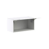 Hugo&Borg Rosemont 30-in W x 15-in H x 14-in D Glacier White Wall Fully Assembled Cabinet (Flat Panel Shaker Door Style)