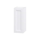 Hugo&Borg Rosemont 12-in W x 30-in H x 14-in D Glacier White Wall Fully Assembled Cabinet (Flat Panel Shaker Door Style)
