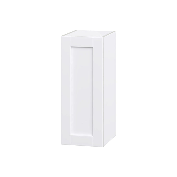 Hugo&Borg Rosemont 12-in W x 30-in H x 14-in D Glacier White Wall Fully Assembled Cabinet (Flat Panel Shaker Door Style)