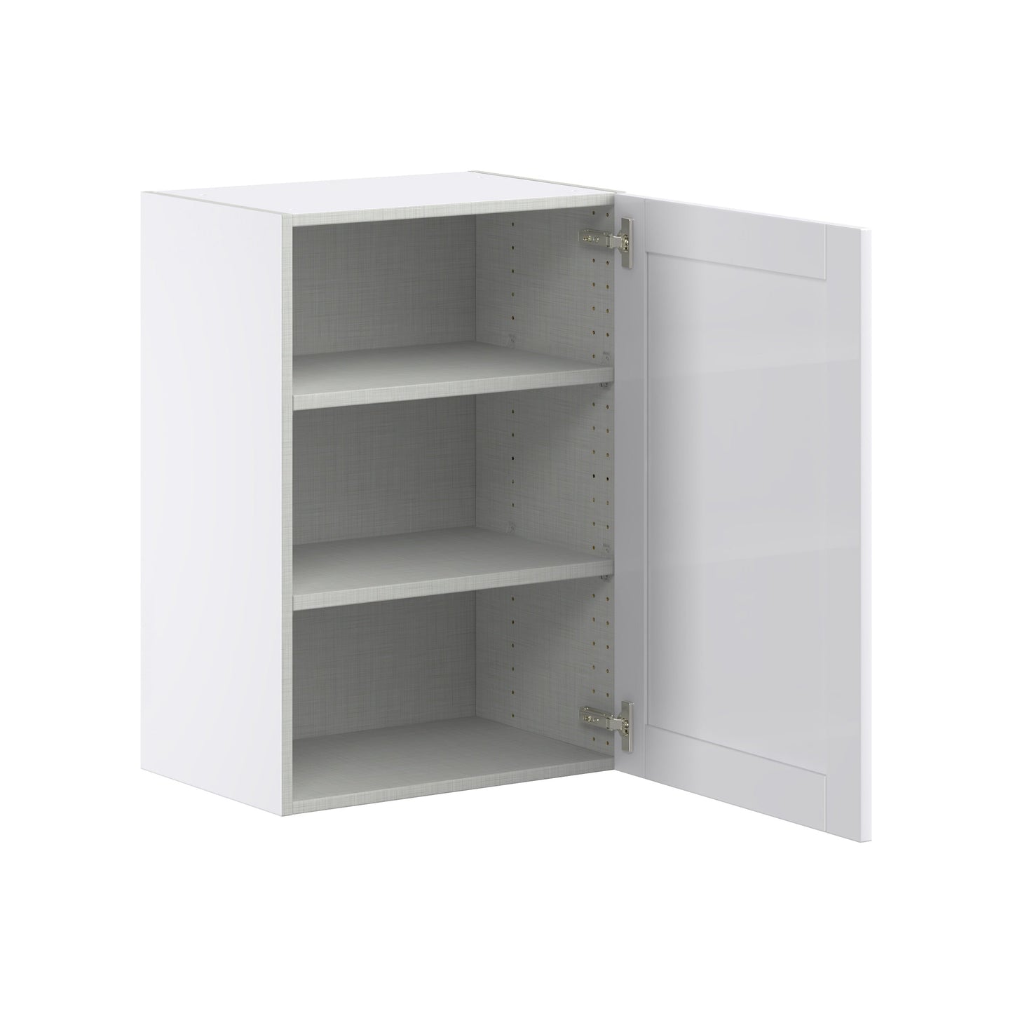 Hugo&Borg Rosemont 21-in W x 30-in H x 14-in D Glacier White Wall Fully Assembled Cabinet (Flat Panel Shaker Door Style)