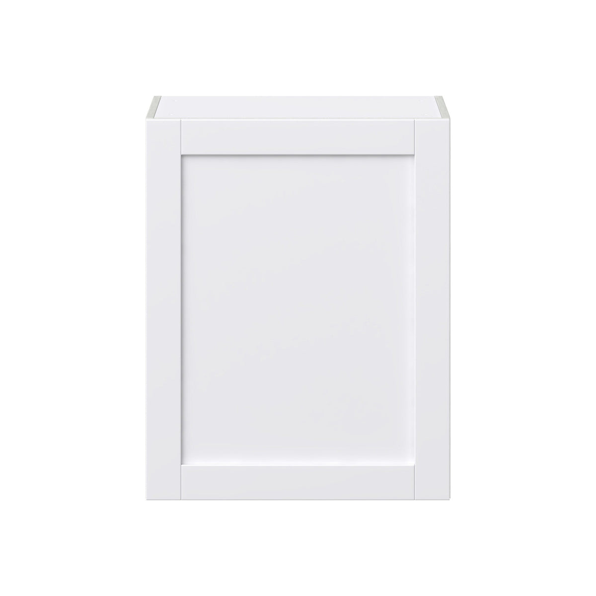 Hugo&Borg Rosemont 24-in W x 30-in H x 14-in D Glacier White Wall Fully Assembled Cabinet (Flat Panel Shaker Door Style)