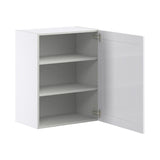 Hugo&Borg Rosemont 24-in W x 30-in H x 14-in D Glacier White Wall Fully Assembled Cabinet (Flat Panel Shaker Door Style)