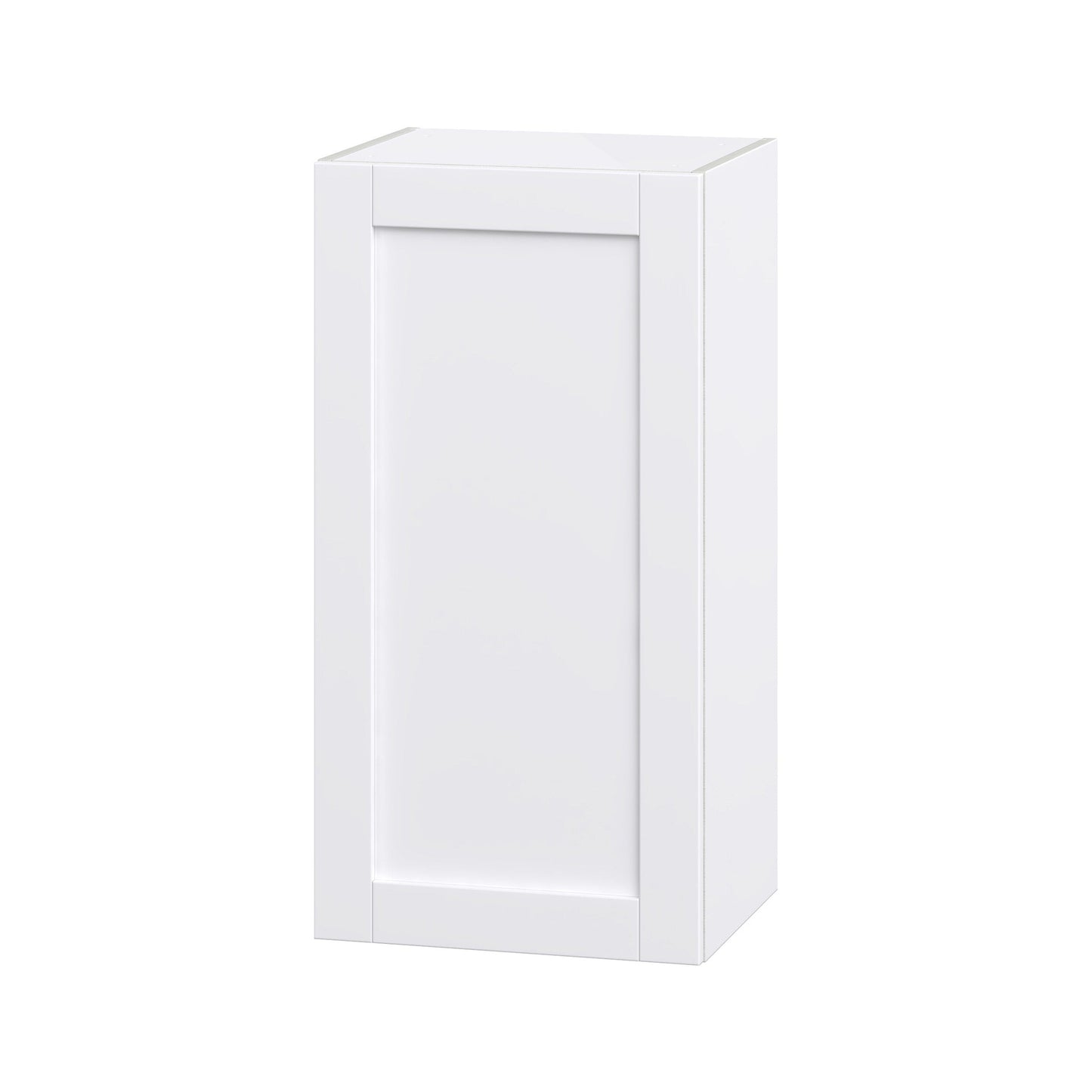 Hugo&Borg Rosemont 18-in W x 35-in H x 14-in D Glacier White Wall Fully Assembled Cabinet (Flat Panel Shaker Door Style)