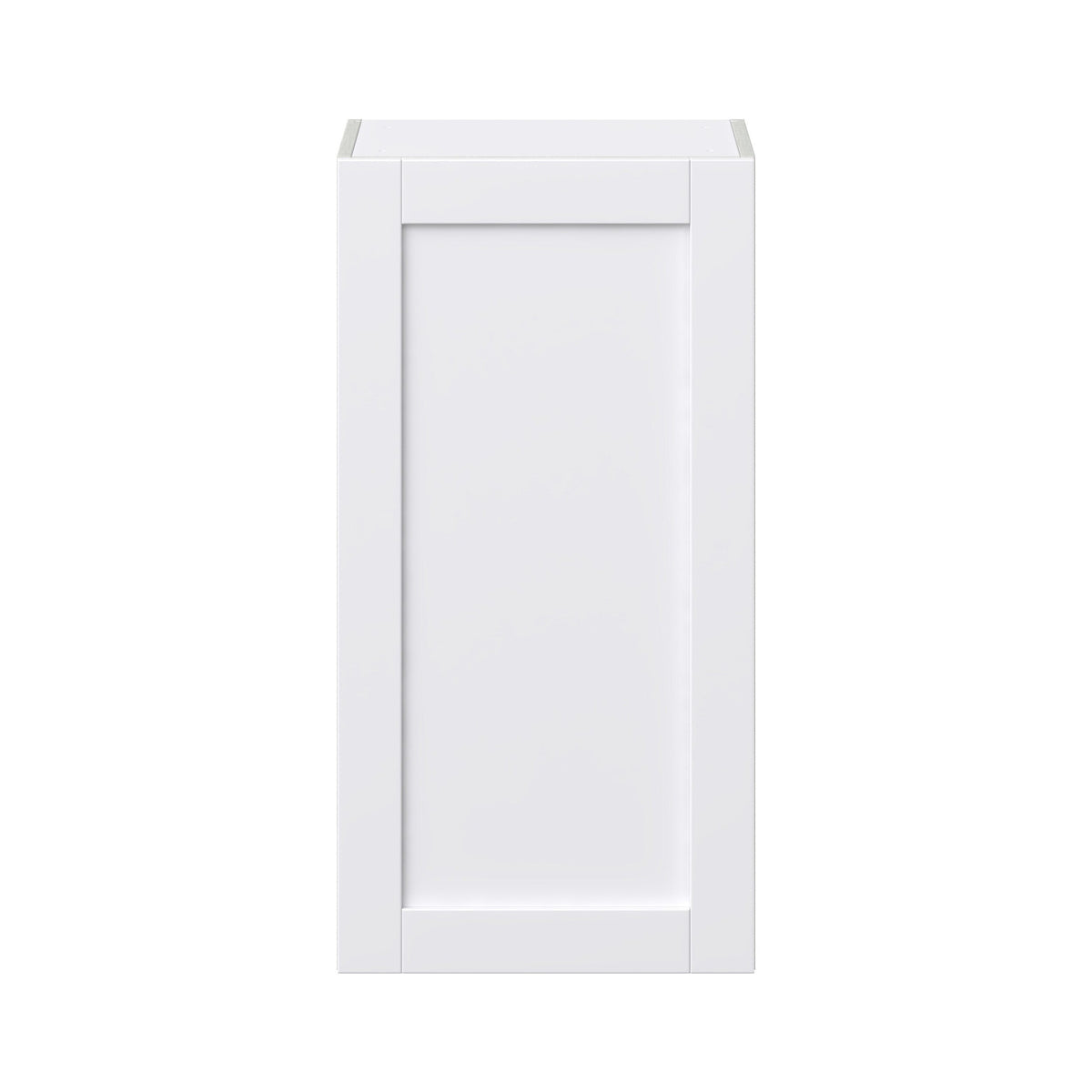 Hugo&Borg Rosemont 18-in W x 35-in H x 14-in D Glacier White Wall Fully Assembled Cabinet (Flat Panel Shaker Door Style)