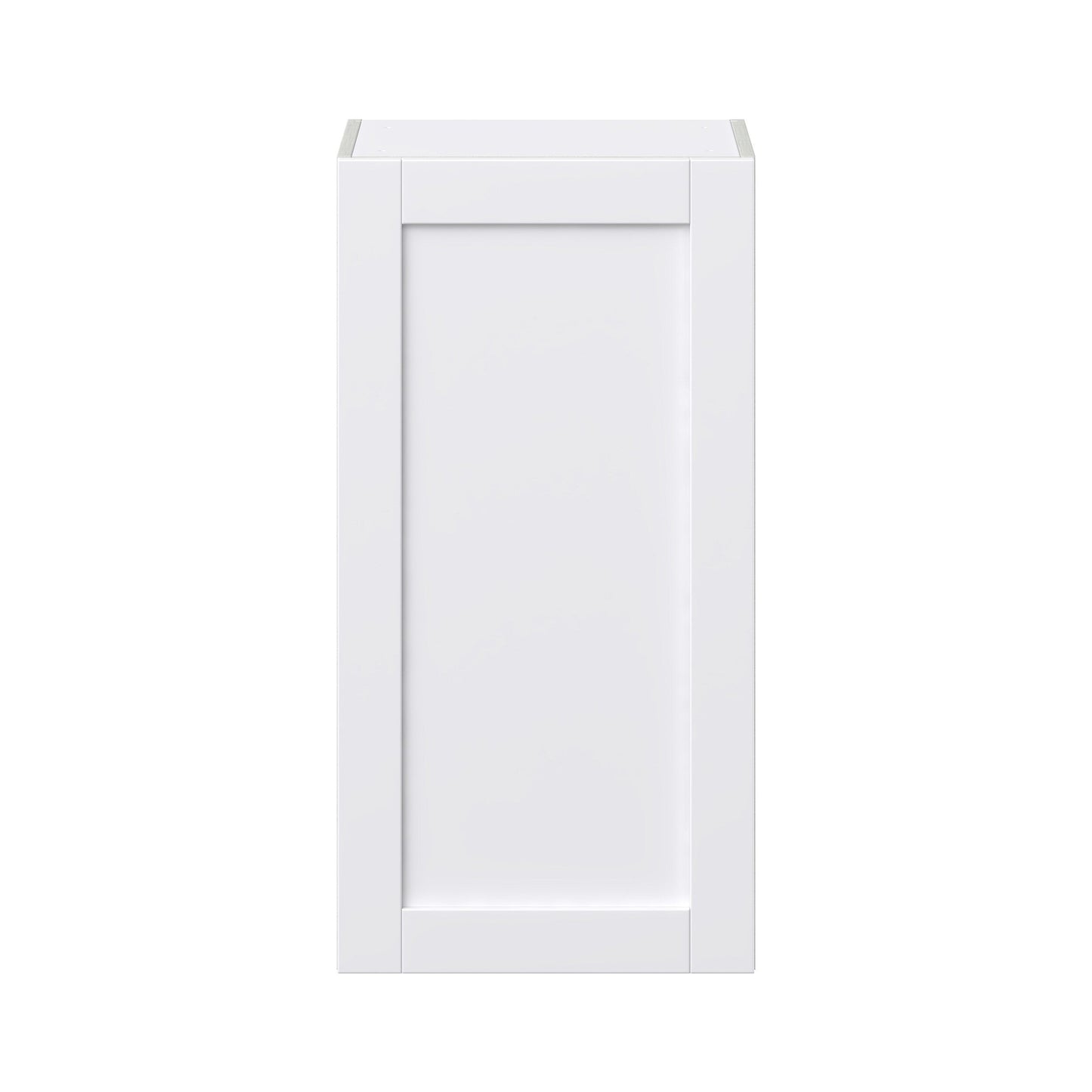 Hugo&Borg Rosemont 18-in W x 35-in H x 14-in D Glacier White Wall Fully Assembled Cabinet (Flat Panel Shaker Door Style)