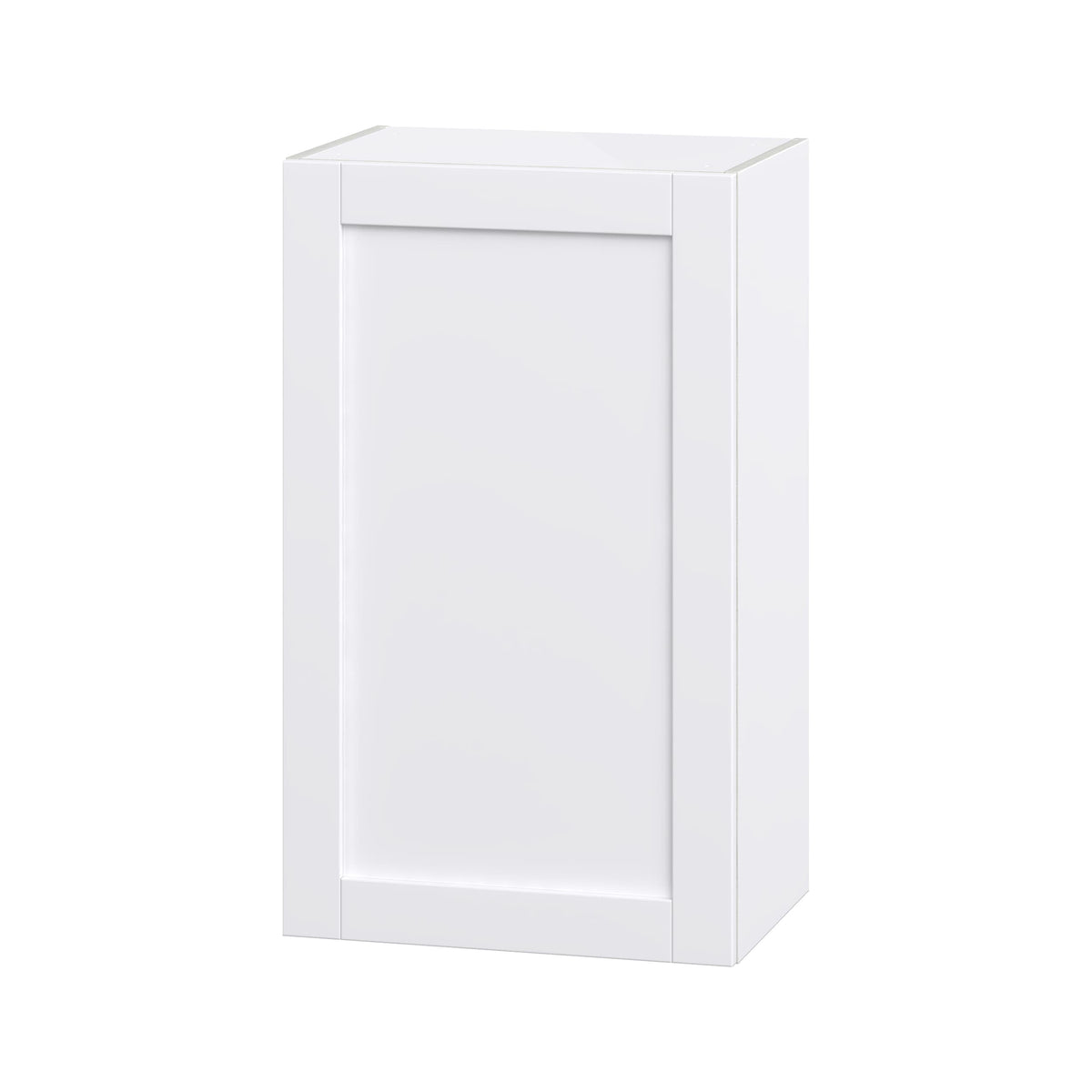 Hugo&Borg Rosemont 21-in W x 35-in H x 14-in D Glacier White Wall Fully Assembled Cabinet (Flat Panel Shaker Door Style)