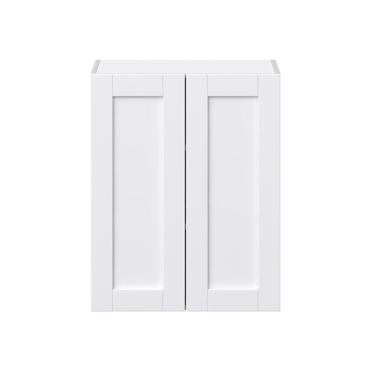 Hugo&Borg Rosemont 24-in W x 30-in H x 14-in D Glacier White Wall Fully Assembled Cabinet (Flat Panel Shaker Door Style)