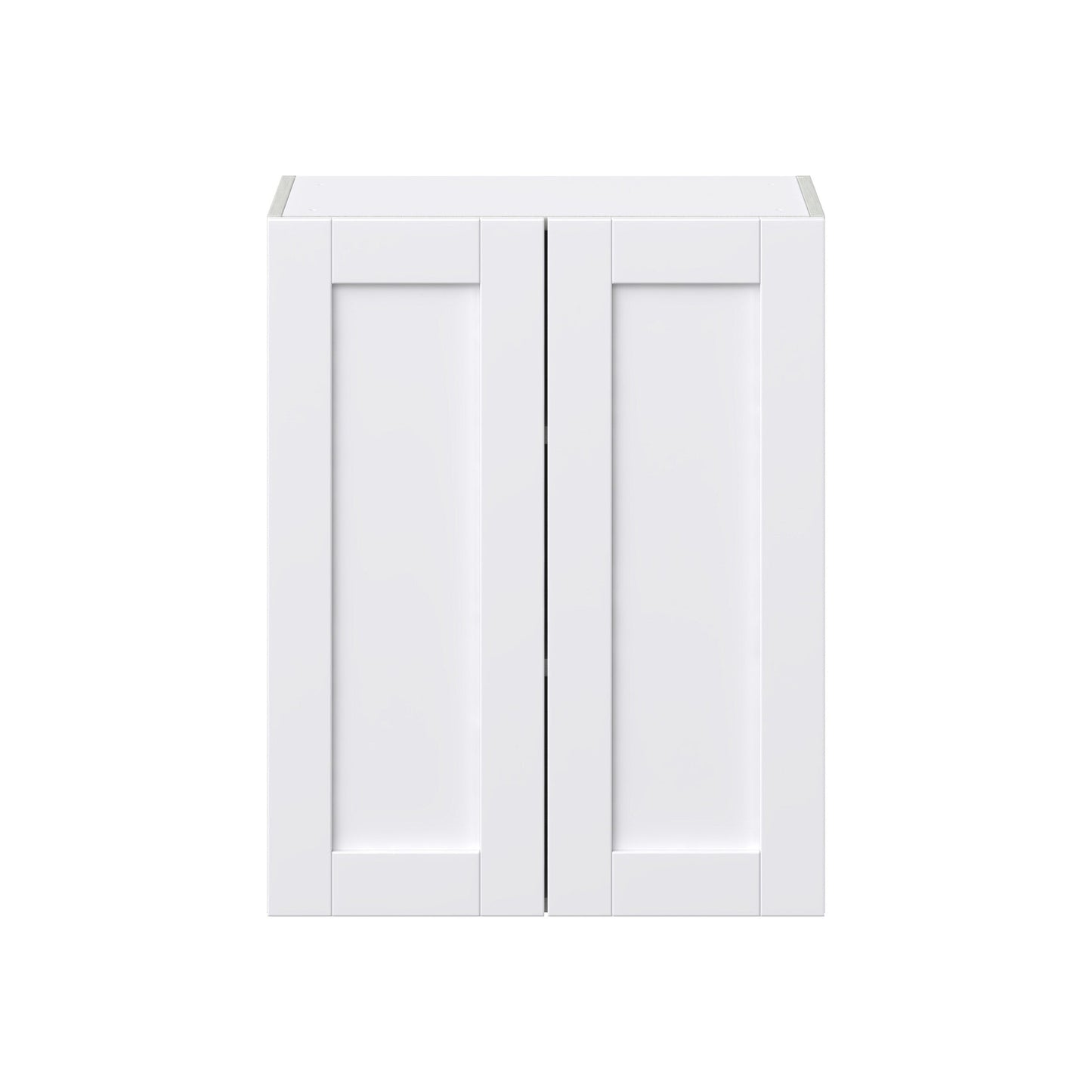 Hugo&Borg Rosemont 24-in W x 30-in H x 14-in D Glacier White Wall Fully Assembled Cabinet (Flat Panel Shaker Door Style)