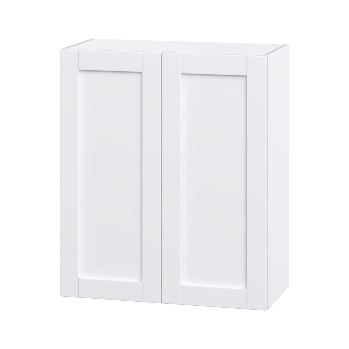Hugo&Borg Rosemont 30-in W x 35-in H x 14-in D Glacier White Wall Fully Assembled Cabinet (Flat Panel Shaker Door Style)