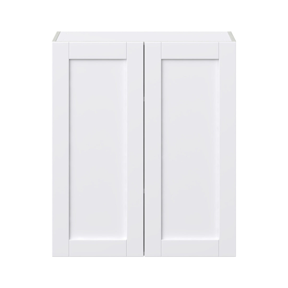 Hugo&Borg Rosemont 30-in W x 35-in H x 14-in D Glacier White Wall Fully Assembled Cabinet (Flat Panel Shaker Door Style)