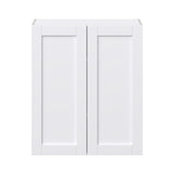 Hugo&Borg Rosemont 30-in W x 35-in H x 14-in D Glacier White Wall Fully Assembled Cabinet (Flat Panel Shaker Door Style)