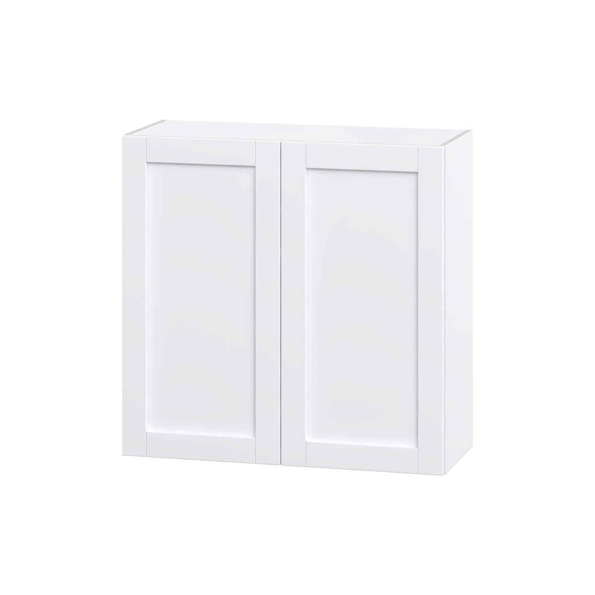 Hugo&Borg Rosemont 36-in W x 35-in H x 14-in D Glacier White Wall Fully Assembled Cabinet (Flat Panel Shaker Door Style)