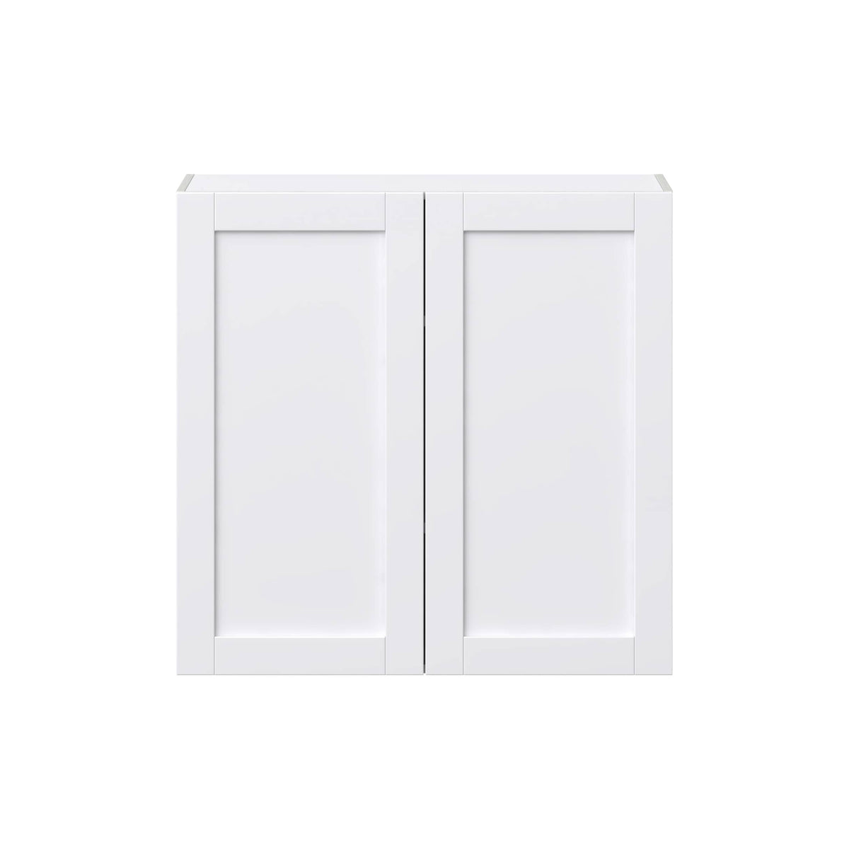 Hugo&Borg Rosemont 36-in W x 35-in H x 14-in D Glacier White Wall Fully Assembled Cabinet (Flat Panel Shaker Door Style)