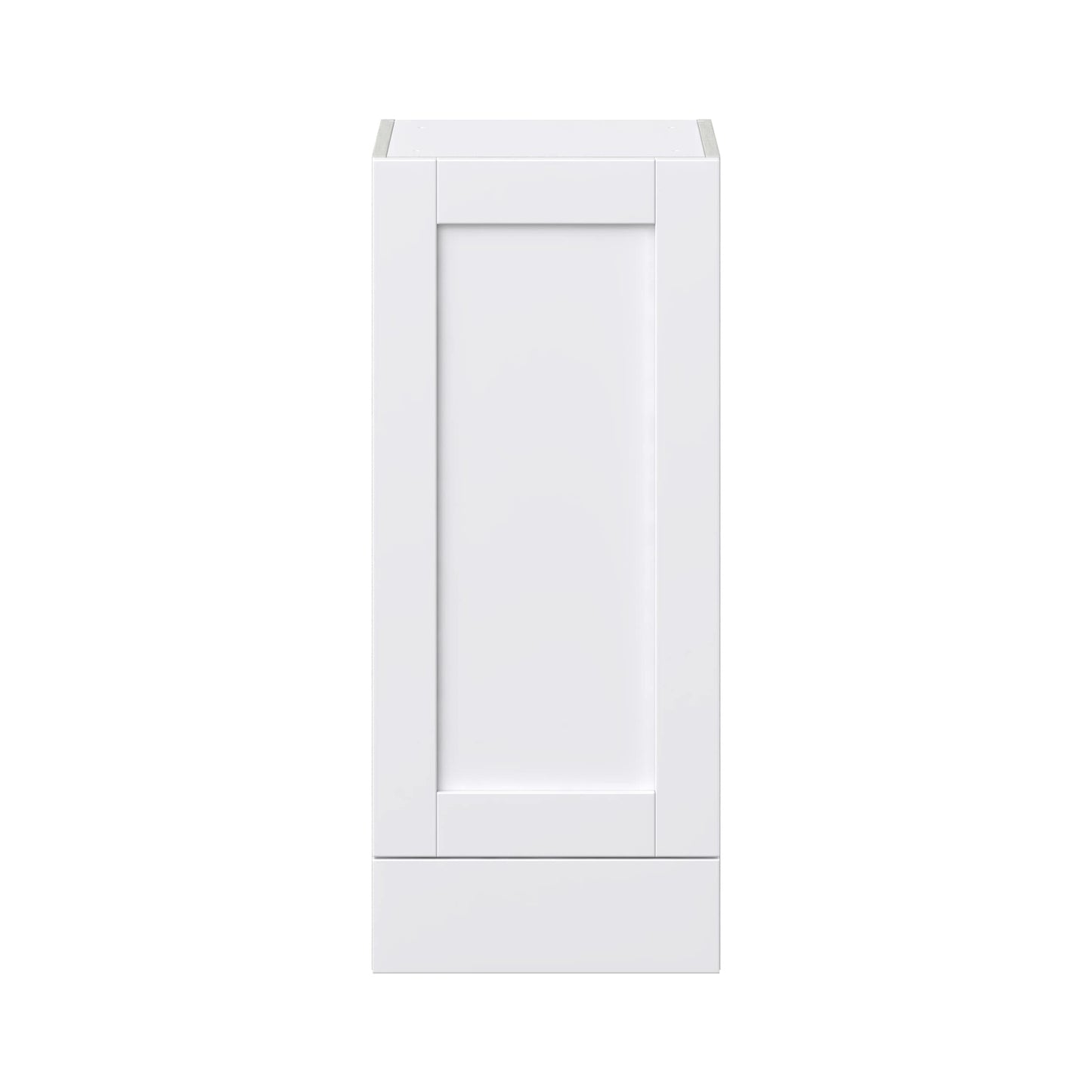 Hugo&Borg Rosemont 15-in W x 35-in H x 14-in D Glacier White 1-Drawer Wall Fully Assembled Cabinet (Flat Panel Shaker Style)