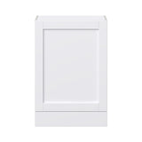 Hugo&Borg Rosemont 24-in W x 35-in H x 14-in D Glacier White 1-Drawer Wall Fully Assembled Cabinet (Flat Panel Shaker Style)