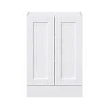 Hugo&Borg Rosemont 24-in W x 35-in H x 14-in D Glacier White 1-Drawer Wall Fully Assembled Cabinet (Flat Panel Shaker Style)