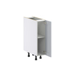Hugo&Borg Charlesberg 9-in W x 34.5-in H x 24-in D Gray Base Fully Assembled Cabinet (Flat Panel Shaker Door Style)