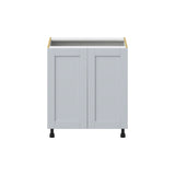 Hugo&Borg Charlesberg 30-in W x 34.5-in H x 24-in D Gray Base Fully Assembled Cabinet (Flat Panel Shaker Door Style)