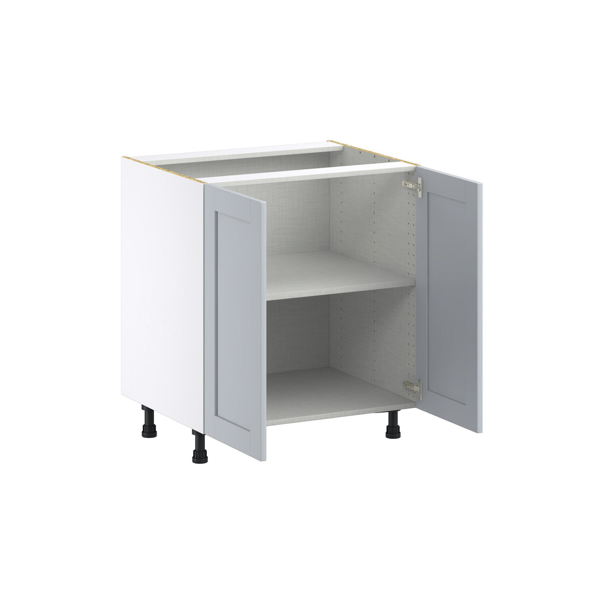 Hugo&Borg Charlesberg 30-in W x 34.5-in H x 24-in D Gray Base Fully Assembled Cabinet (Flat Panel Shaker Door Style)
