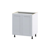 Hugo&Borg Charlesberg 30-in W x 34.5-in H x 24-in D Gray 3-Drawers Base Fully Assembled Cabinet (Flat Panel Shaker Style)