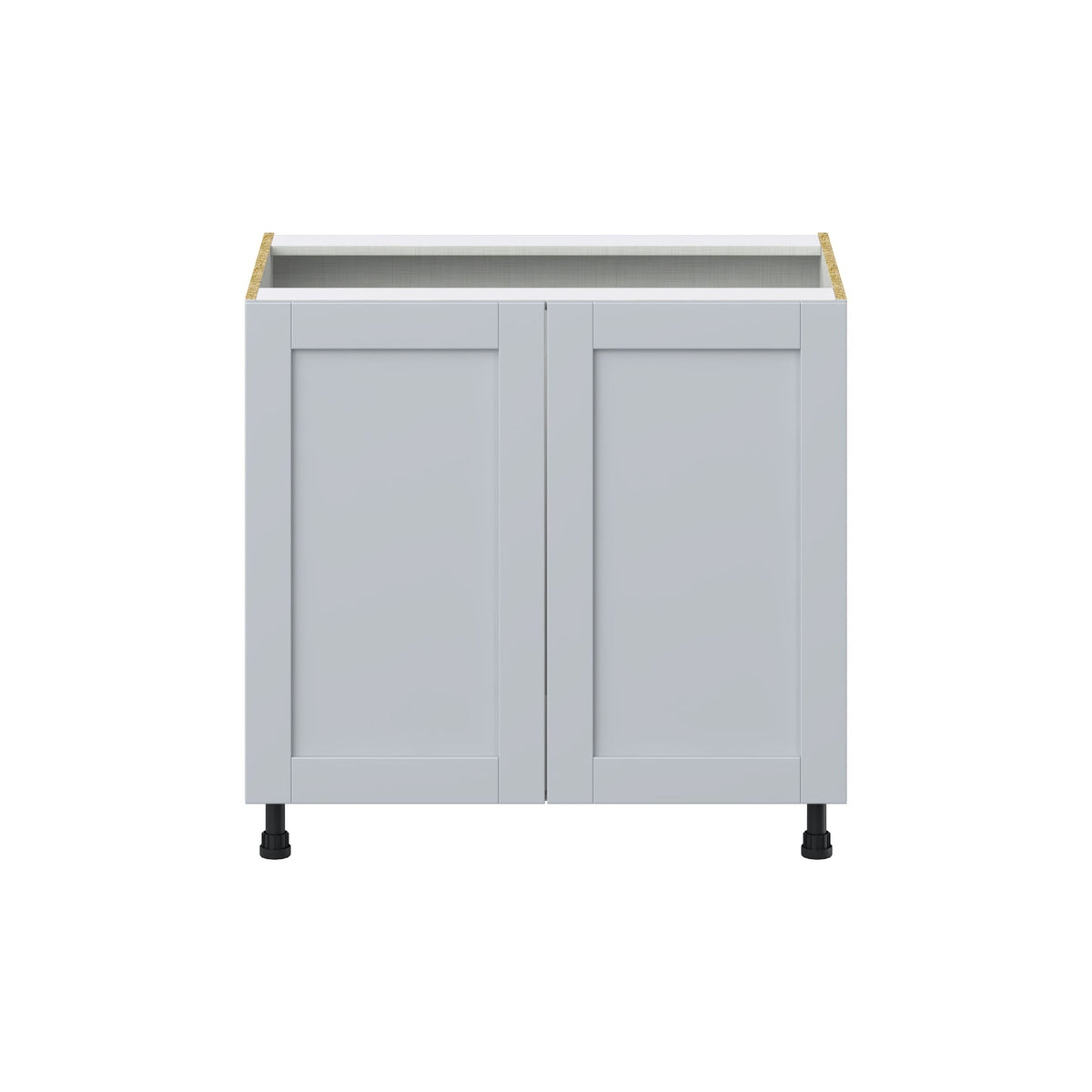 Hugo&Borg Charlesberg 36-in W x 34.5-in H x 24-in D Gray Sink Base Fully Assembled Cabinet (Flat Panel Shaker Style)