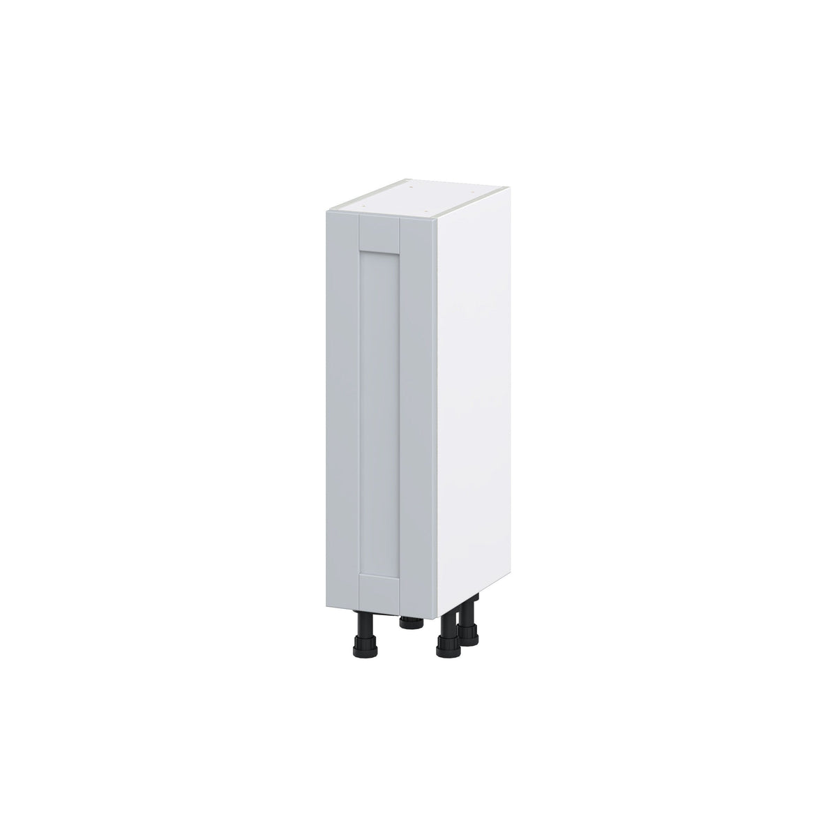 Hugo&Borg Charlesberg 9-in W x 34.5-in H x 14-in D Gray Base Fully Assembled Cabinet (Flat Panel Shaker Door Style)
