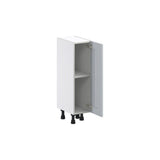 Hugo&Borg Charlesberg 9-in W x 34.5-in H x 14-in D Gray Base Fully Assembled Cabinet (Flat Panel Shaker Door Style)