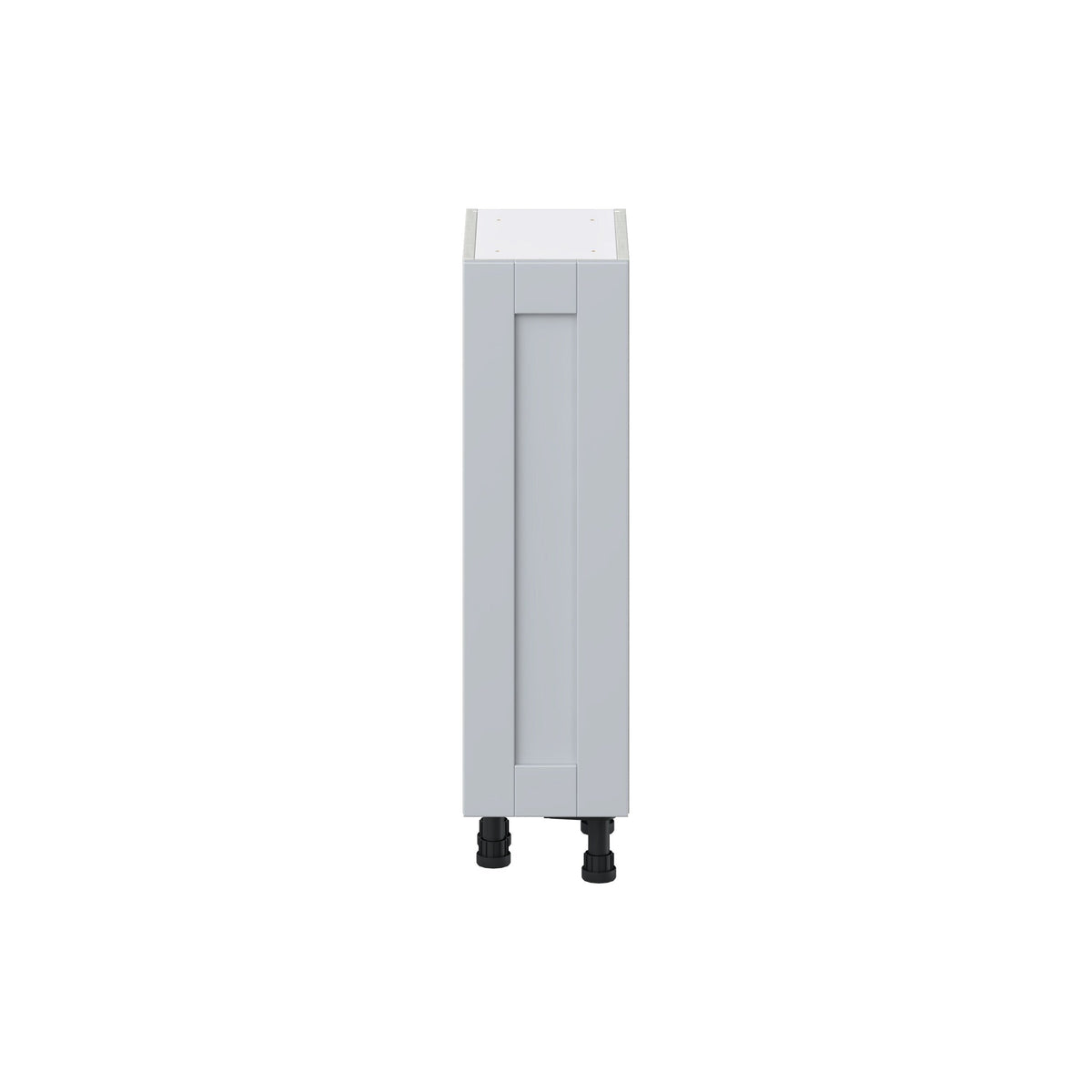 Hugo&Borg Charlesberg 9-in W x 34.5-in H x 14-in D Gray Base Fully Assembled Cabinet (Flat Panel Shaker Door Style)