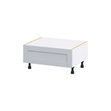 Hugo&Borg Charlesberg 30-in W x 14.5-in H x 24-in D Gray 1-Drawer Base Fully Assembled Cabinet
